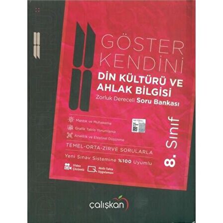 ÇALIŞKAN 8.SINIF GÖSTER KENDİNİ SORU BANKASI/DİN KÜLTÜRÜ