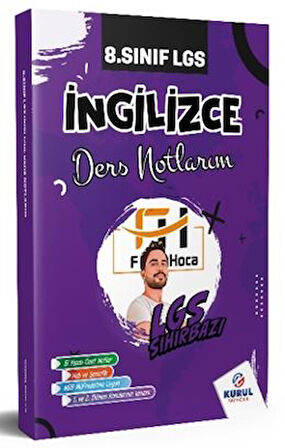 LGS Sihirbazı 8.Sınıf İngilizce Ders Notlarım