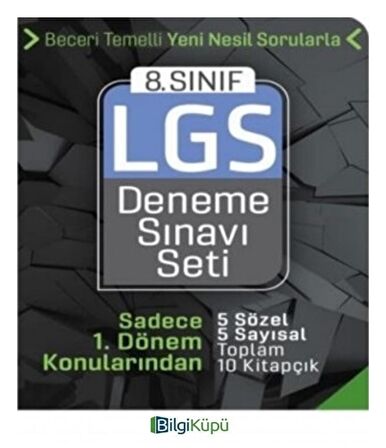 8. Sınıf LGS Deneme Sınavı Seti