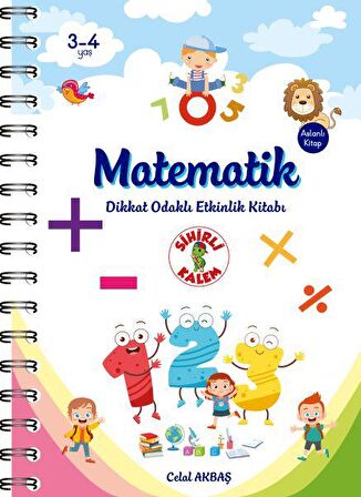 Matematik - Dikkat Odaklı Etkinlik Kitabı