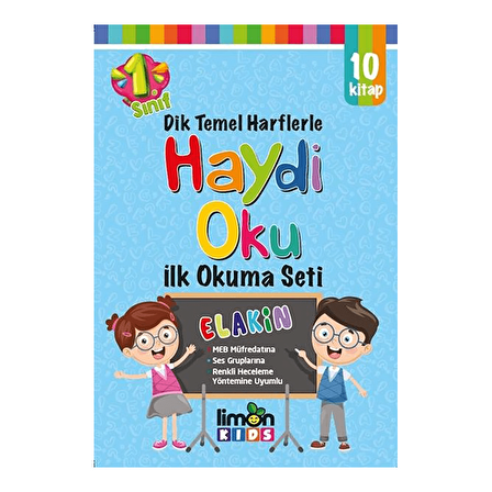 Haydi Oku - 1. Sınıf İlk Okuma Seti (10 Cilt Takım)