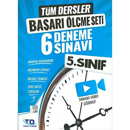 5. Sınıf Tüm Dersler Başarı Ölçme Seti 6 Deneme Sınavı