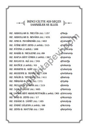 Sahabe İklimi 3. Cilt