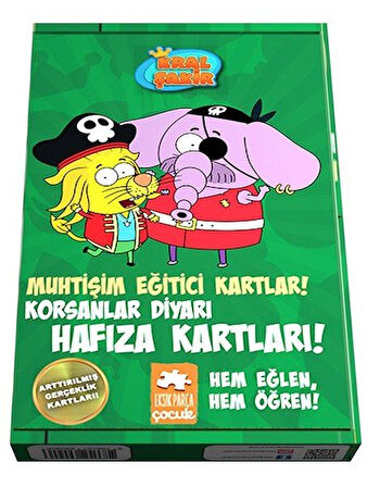 Muhtişim Eğitici Kartlar! - Korsanlar Diyarı Hafıza Kartları!