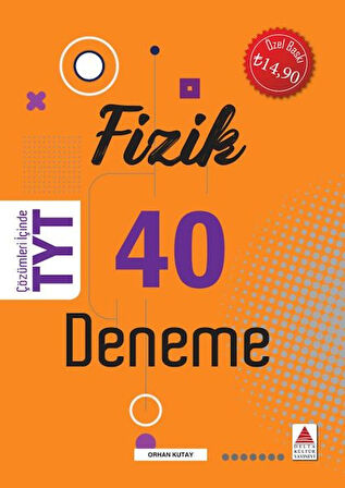 Kitap: Delta Kültür TYT Fizik 40 Deneme(Yeni)