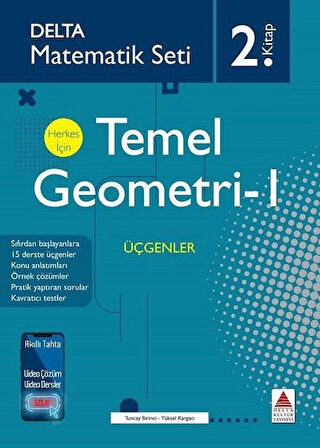 Kitap: Delta Matematik Seti 2.Kitap - Herkes İçin Temel Geometri 1