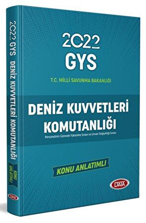 Deniz Kuvvetleri Komutanlığı Personeli Görevde Yükselme Sınavına Hazırlık Konu Anlatımlı Data 