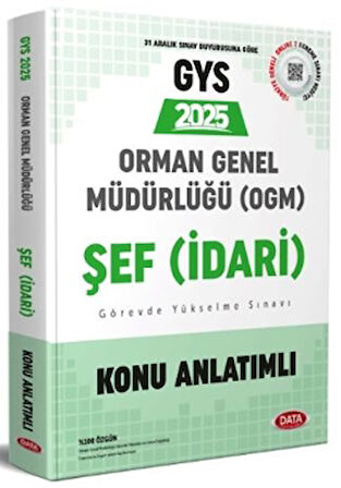 Orman Genel Müdürlüğü GYS Şef (İdari) Konu Anlatımlı