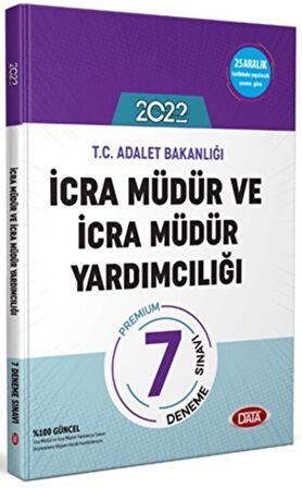 Data Yayınları 2022 İcra Müdür ve Yardımcılığı 7 Deneme Sınavı