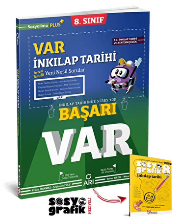Arı Yayınları 8. Sınıf Var İnkılap Tarihi Beceri Temelli Yeni Nesil Sorular