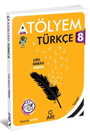 ARI YAYINCILIK 8.SINIF TÜRKÇE ATÖLYEM (1. VE 2.DÖNEM YAZILI KİTAPÇIĞI HEDİYELİ)