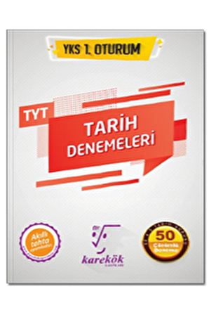 TYT Tarih Denemeleri 50 Çözümlü Deneme YKS 1. Oturum