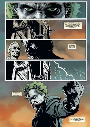 Joker Sert Kapak Türkçe Çizgi Roman