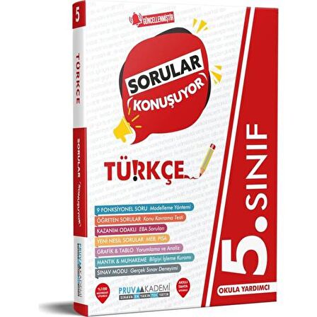 5. Sınıf Türkçe Soru Bankası Sorular Konuşuyor