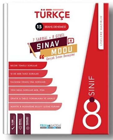 LGS Türkçe 15 Branş Denemesi