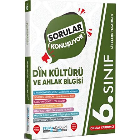 6. Sınıf Din Kültürü ve Ahlak Bilgisi Sorular Konuşuyor Soru Bankası