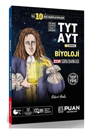 TYT AYT Biyoloji Zor Soru Bankası Puan Yayınları