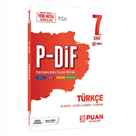 7. Sınıf Türkçe PDİF Konu Anlatım Föyleri