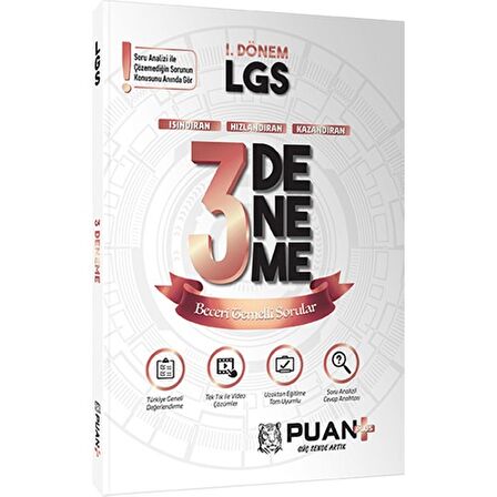 Puan Yayınları Lgs 1. Dönem 3'Lü Deneme