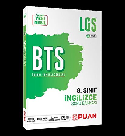 8. Sınıf LGS İngilizce BTS Beceri Temelli Soru Bankası