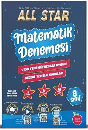 Newton 8. Sınıf LGS Matematik All Star 16 Deneme Newton Yayınları