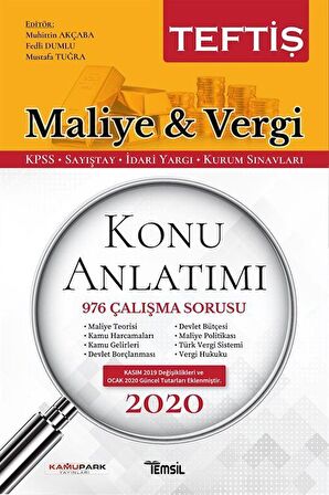 Maliye ve Vergi Hukuku Konu Anlatımı