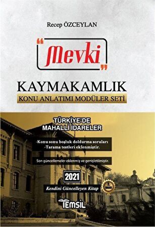 Mevki Türkiyenin İdari Yapısı Türkiyede Mahalli İdareler Kaymakamlık Konu Anatımı Modüler Seti 2020