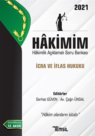 Hakimim İcra ve İflas Hukuku - Hakimlik Açıklamalı Soru Bankası 2021