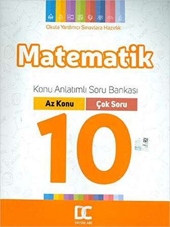 10.Sınıf Matematik Konu Anlatımlı Soru Bankası Az Konu Çok Soru Doğru Cevap Yayınları