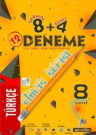 8. Sınıf LGS Türkçe 8 + 4 Elmas Serisi Deneme