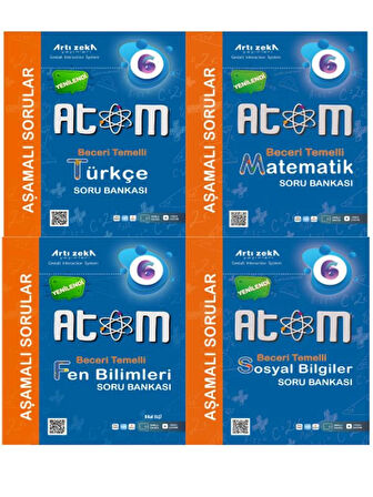 6. Sınıf Atom Beceri Temelli  Soru Bankası  SET