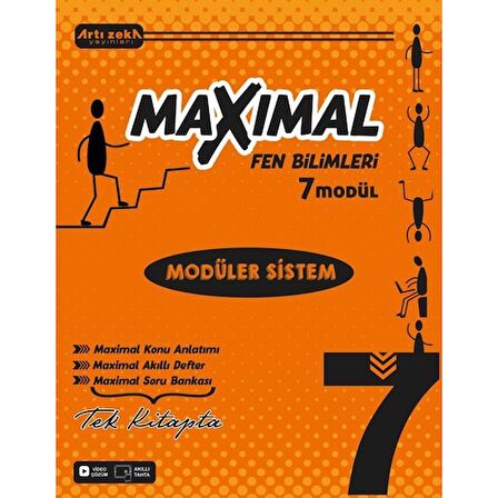 7 Sınıf Maxımal Fen Bilimleri Modüler Sistem Seti (6 Modül)