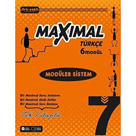 7 Sınıf Maxımal Türkçe Modüler Sistem Seti (6 Modül)