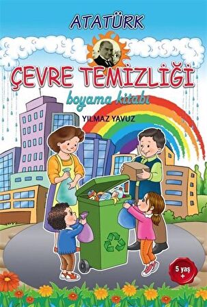 Atatürk Çevre Temizliği Boyama Kitabı