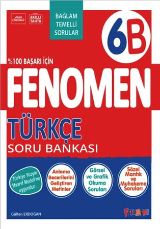 6. Sınıf Türkçe B Fenomen Soru Bankası Fenomen Okul Yayınları