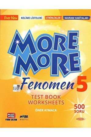 5. Sınıf More and More English Fenomen Test Book Worksheets