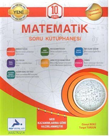 Paraf Yayınları 10 .Sınıf Matematik Soru Kütüphanesi