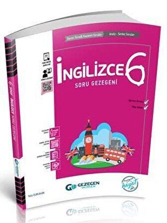 Gezegen Yayınları 6. Sınıf İngilizce Soru Gezegeni