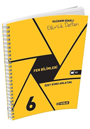 Hız Yayınları 6. Sınıf Fen Bilimleri Kazanım Odaklı Etkinlik Defteri Hız Yayınları