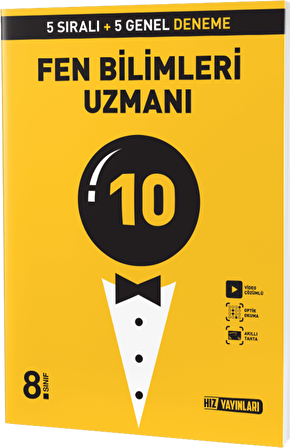 8. Sınıf LGS Fen Bilimleri Uzmanı 10 Deneme Sınavı