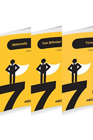 (hediyeli) Hız 7.sınıf Matematik-fen-türkçe Soru Bankası Seti+test Kitabı