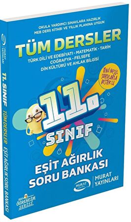 11. Sınıf Eşit Ağırlık Tüm Dersler Soru Bankası