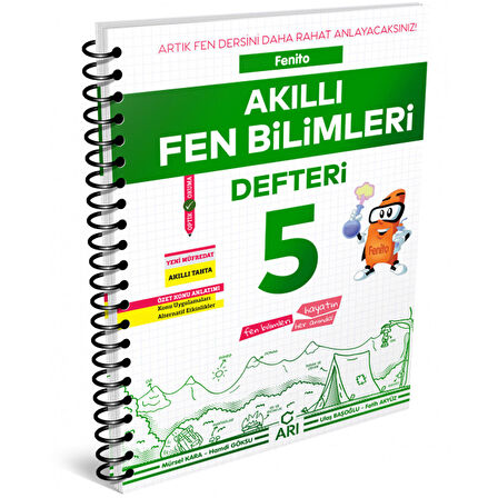 Arı Yayınları 5.Sınıf Akıllı Fen Bilimleri Defteri