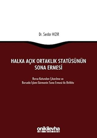 Halka Açık Ortaklık Statüsünün Sona Ermesi