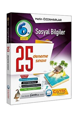 6. Sınıf Sosyal Bilgiler 25 Deneme Sınavı