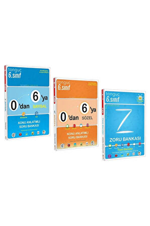 Tüm Dersler 0 Dan 6 Ya Konu Ve Zoru Bankası Seti 6. Sınıf