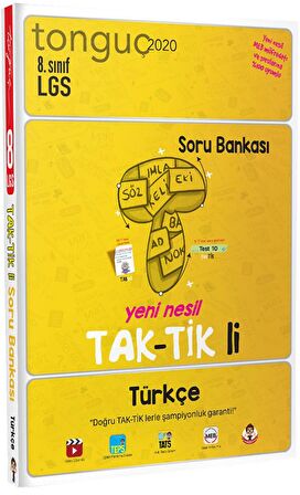 Tonguç Yayınları 8. Sınıf Türkçe Taktikli Yeni Nesil Soru Bankası
