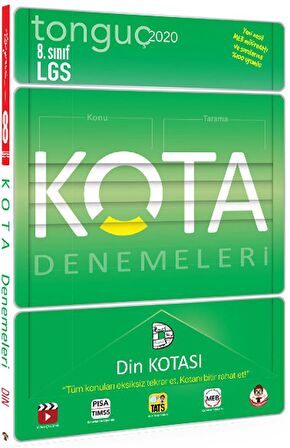 Tonguç Yayınları 8. Sınıf Lgs Din Kotası Kota Denemeleri