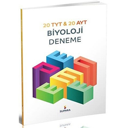 Supara Yayınları TYT AYT Biyoloji 20 Deneme
