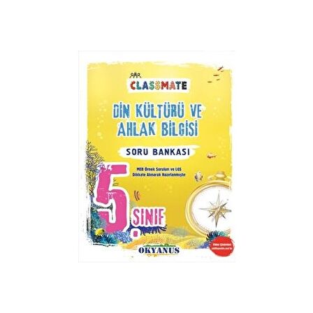 5. Sınıf Classmate Din Kültürü ve Ahlak Bilgisi Soru Bankası